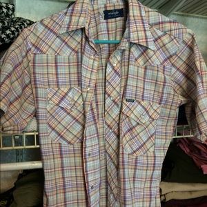 Vintage Wrangler pearlsnap shirt